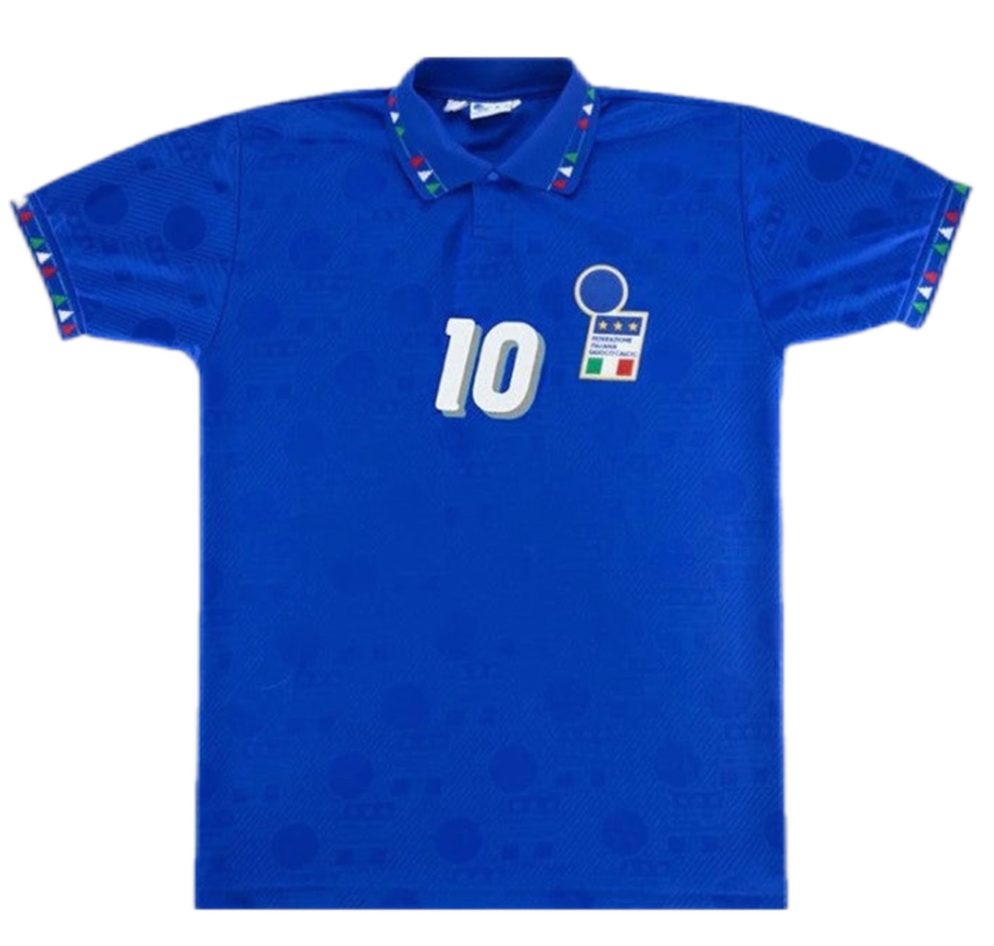 Italy R.Baggio #10 Retro Jersey Home Replica World Cup 1994