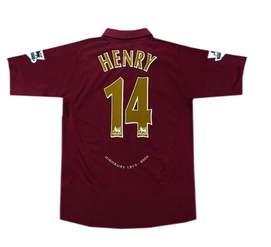 Arsenal Retro Home jersey (Henry#14) 05/06