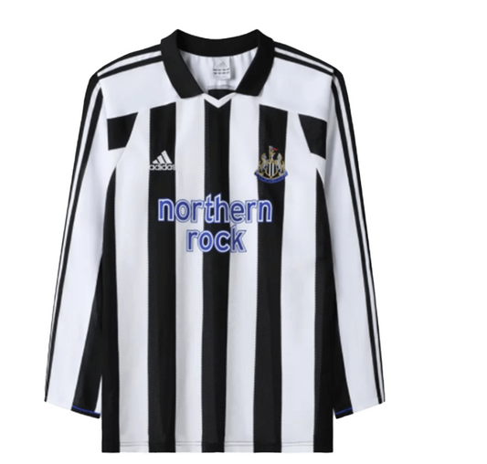 Newcastle Retro Long Sleeve Jersey Home 2003/04