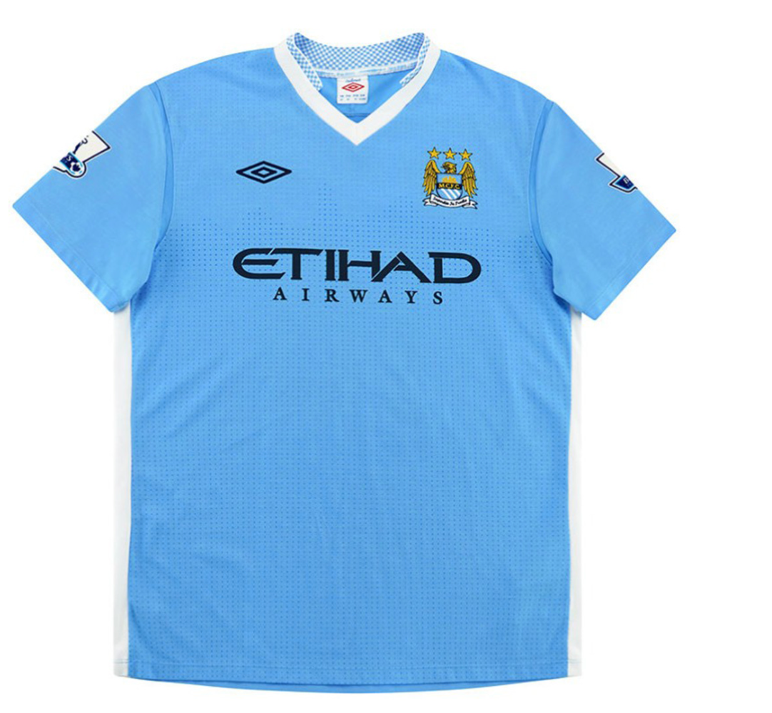 Manchester City Retro Home Jersey 11/12