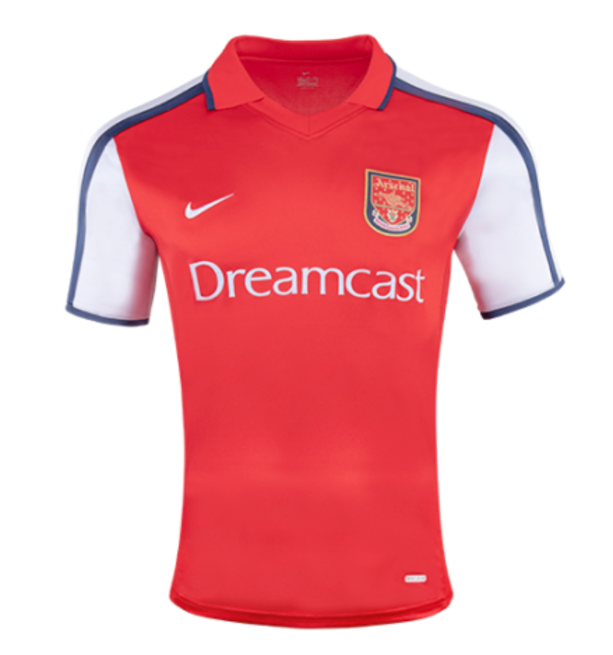 Retro Arsenal Home Jersey 2000/01