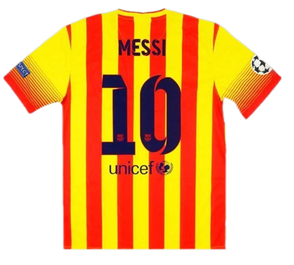 Barcelona Messi #10 Retro Jersey Away 2013/14