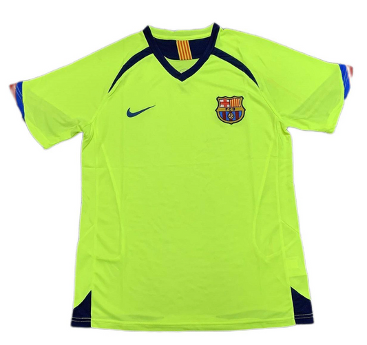 Barcelona Ronaldinho #10 Retro Away Jersey 2005/06