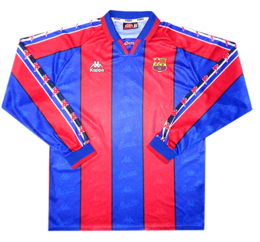 Barcelona Retro Long Sleeve Jersey Home 1996/97