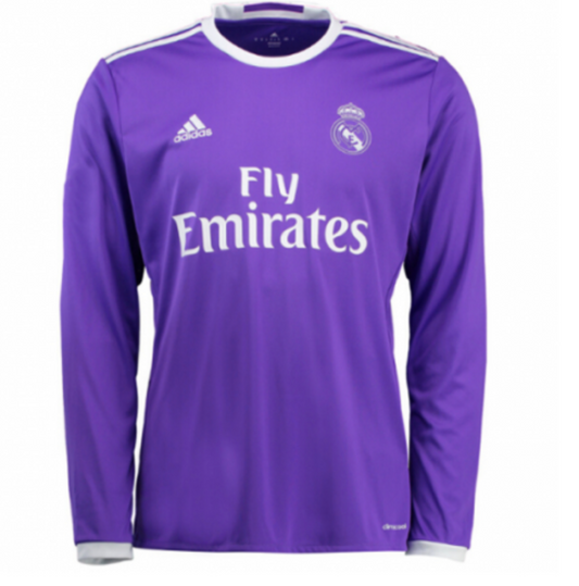 Real Madrid Retro Long Sleeve Jersey Away 2016/17