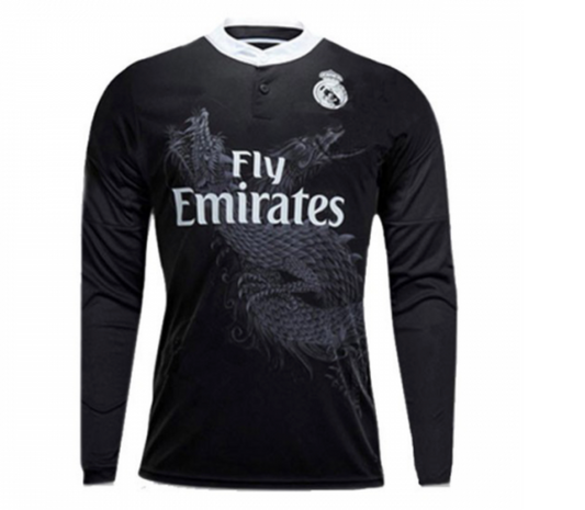 Real Madrid Retro Long Sleeve Jersey Away 2014/15