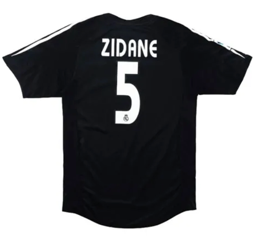 Retro Real Madrid ZIDANE #5 Away Jersey 2004/05