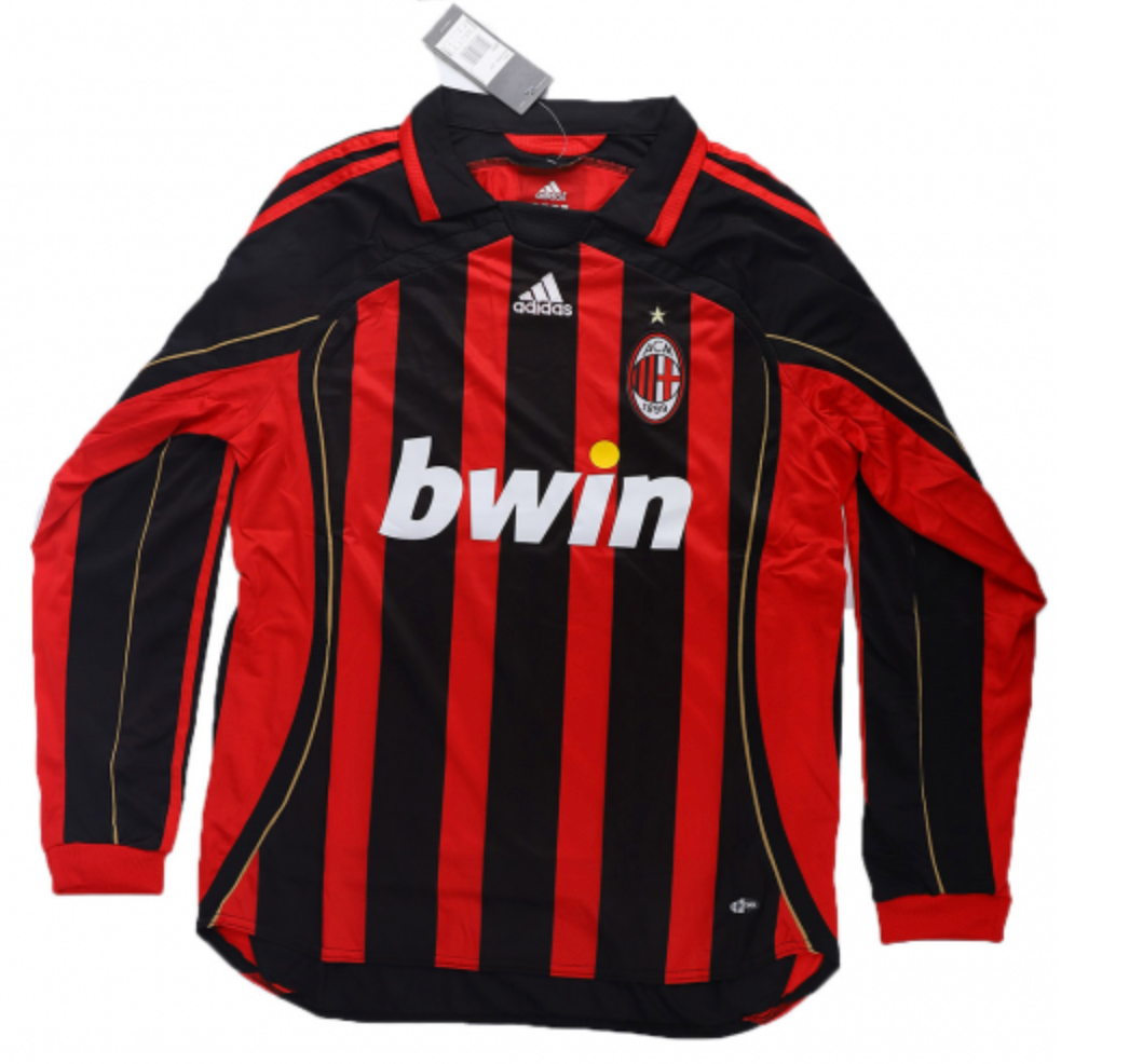 AC Milan Retro Jersey Home Long Sleeve 2006/07