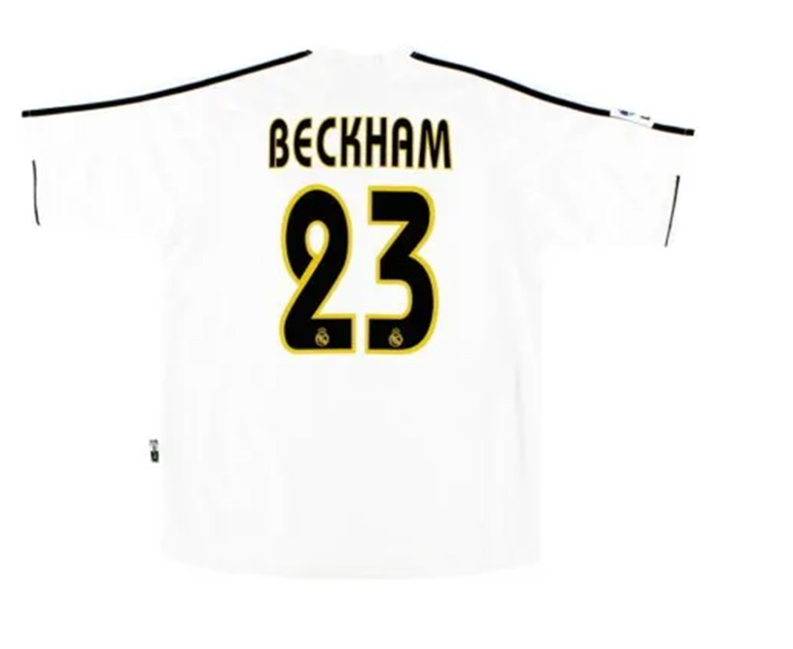 Retro Real Madrid BECKHAM Home Jersey 2003/04