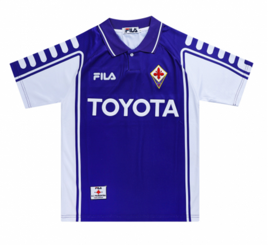 Fiorentina Retro Soccer Jersey Home Replica 1999/00