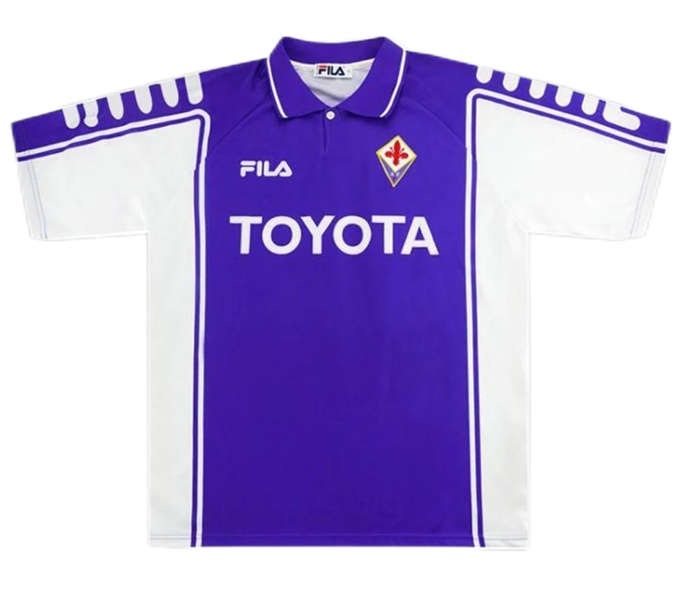 Fiorentina BATISTUTA #9 Retro Jersey Home 1999/00