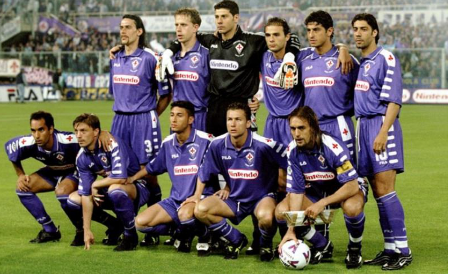 Fiorentina Retro Soccer Jersey Home Replica 1998/99