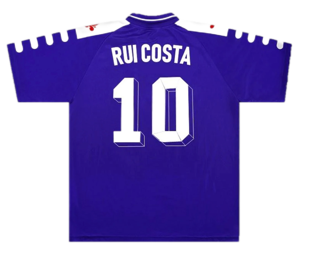 Fiorentina RUI COSTA #10 Retro Jersey Home 1998/99