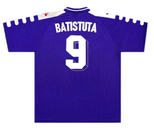 Fiorentina BATISTUTA #9 Retro Jersey Home 1998/99