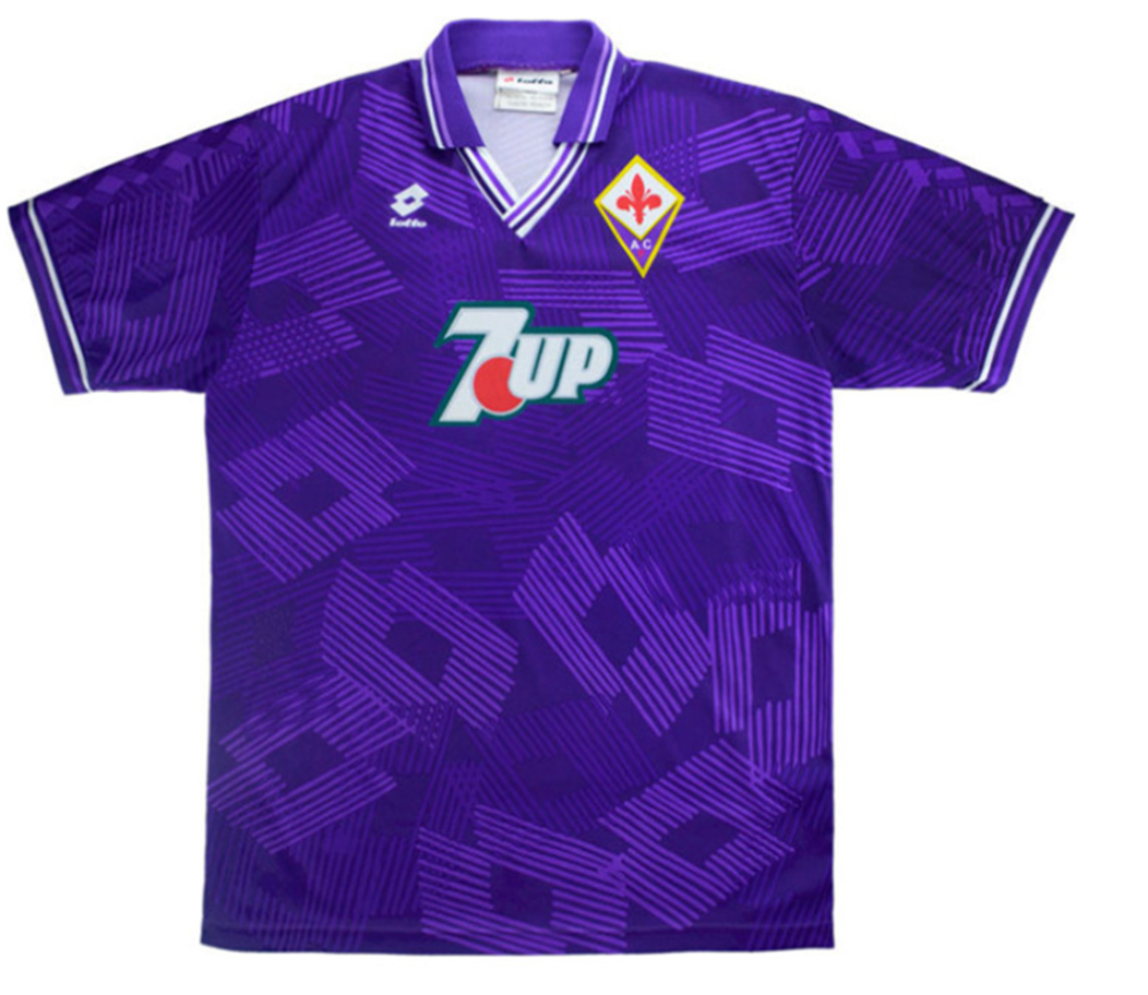 Fiorentina Retro Jersey Home 1992/93