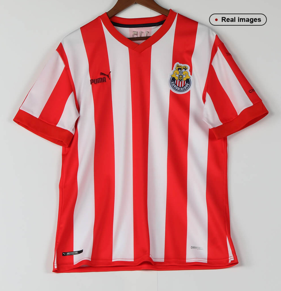 Chivas Guadalajara Soccer Jersey Home 115-Yeas Retro Replica