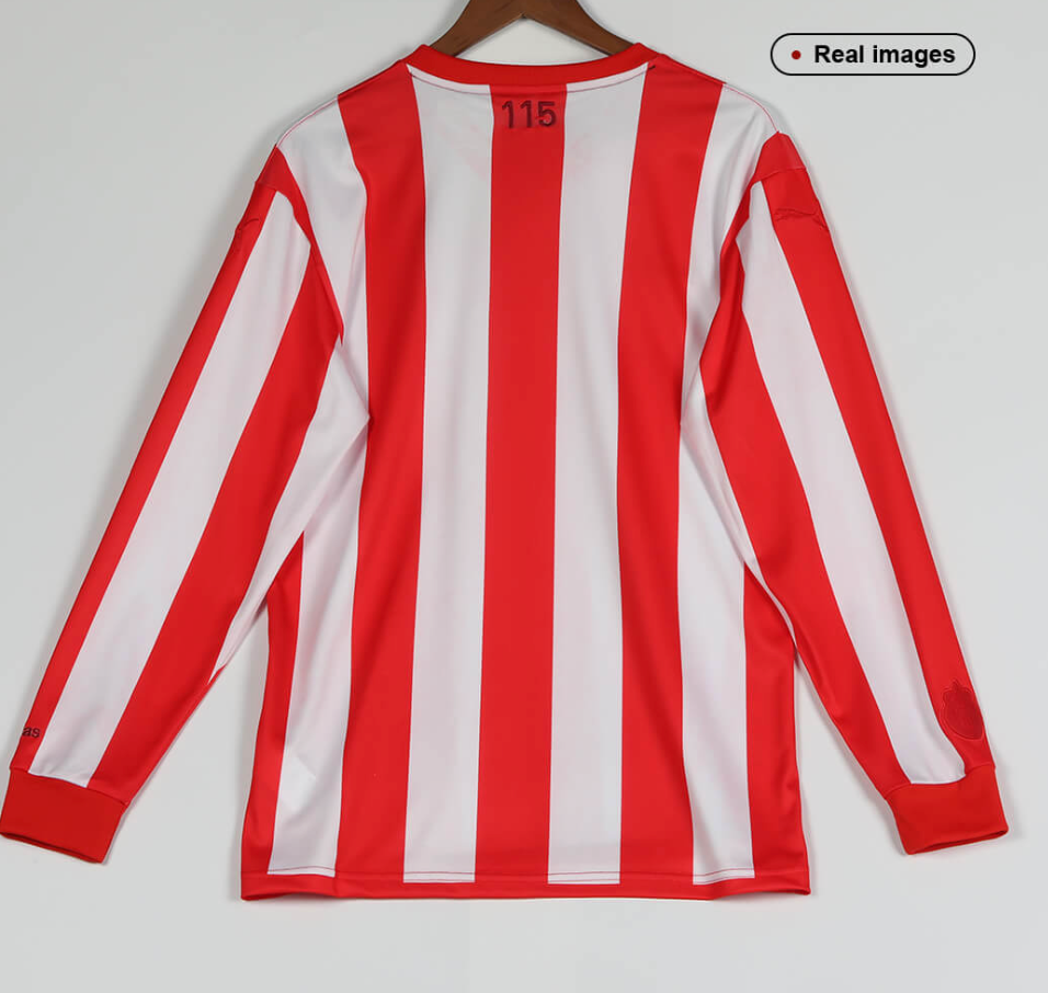 Chivas Guadalajara Soccer Jersey Home Long Sleeve 115-Yeas Retro Replica