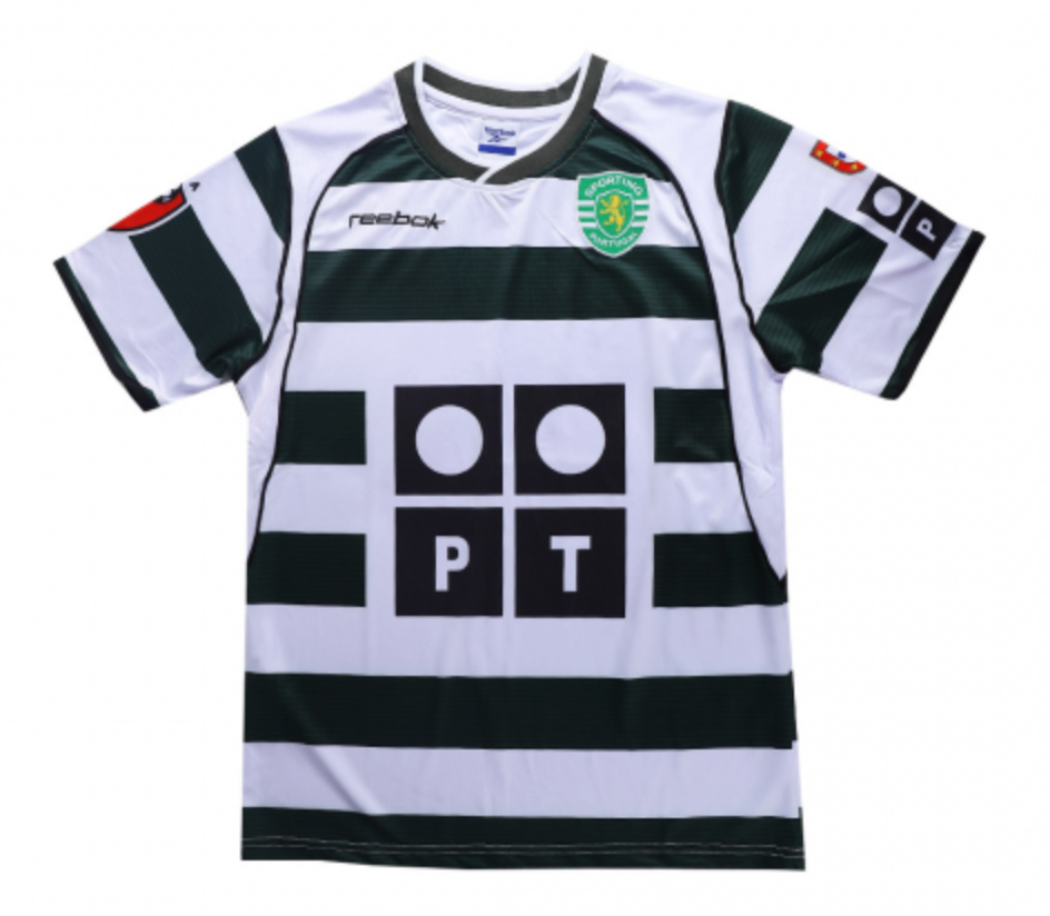 Sporting Lisbon Retro Jersey Home 2001/02