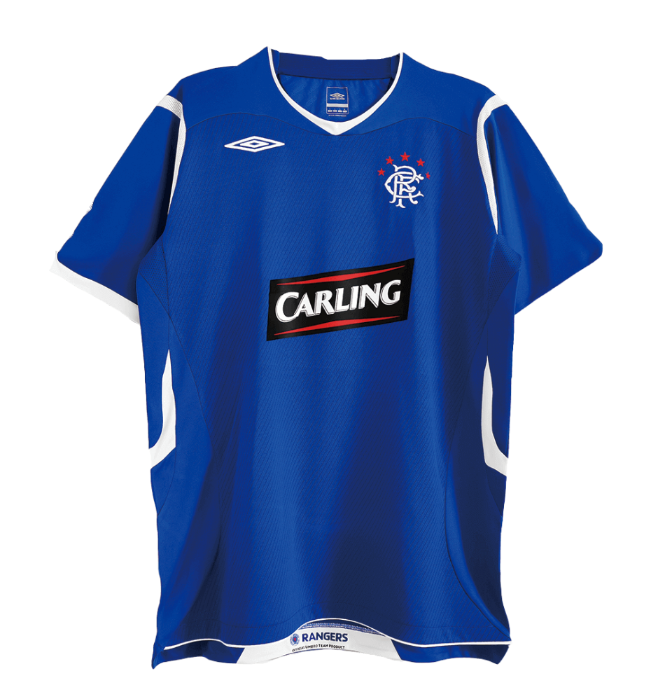 Glasgow Rangers Retro Jersey Home 2008/09