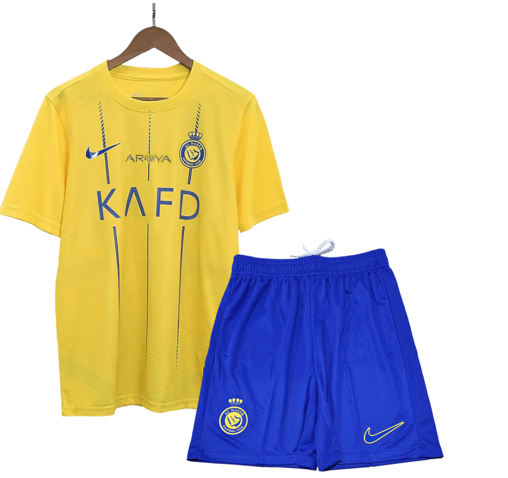 Al Nassr Home Kit Jersey+Shorts 2023/24