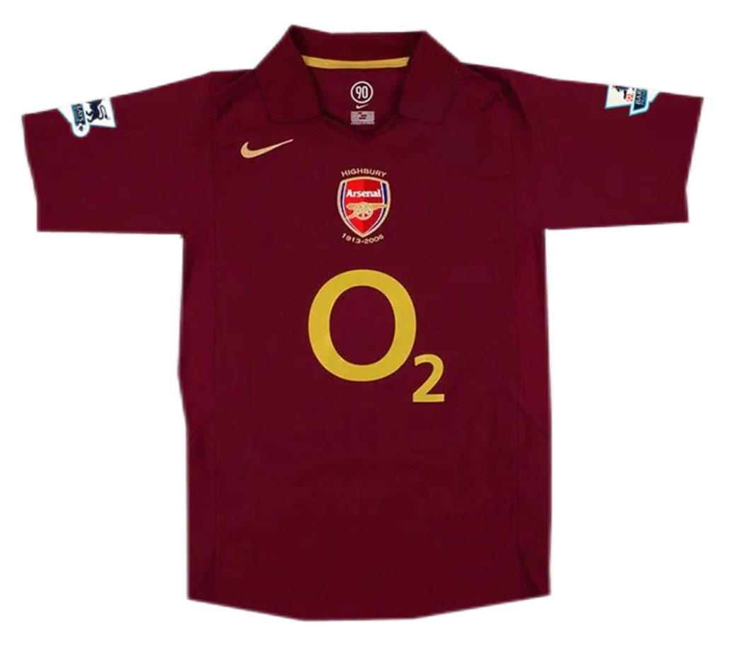 Arsenal Pires #7 Retro Jersey Home 2005/06