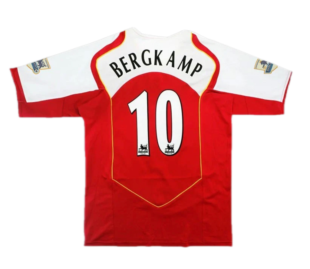 Arsenal Bergkamp #10 Retro Jersey Home Replica 2004/05