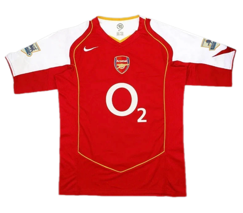 Arsenal Bergkamp #10 Retro Jersey Home Replica 2004/05