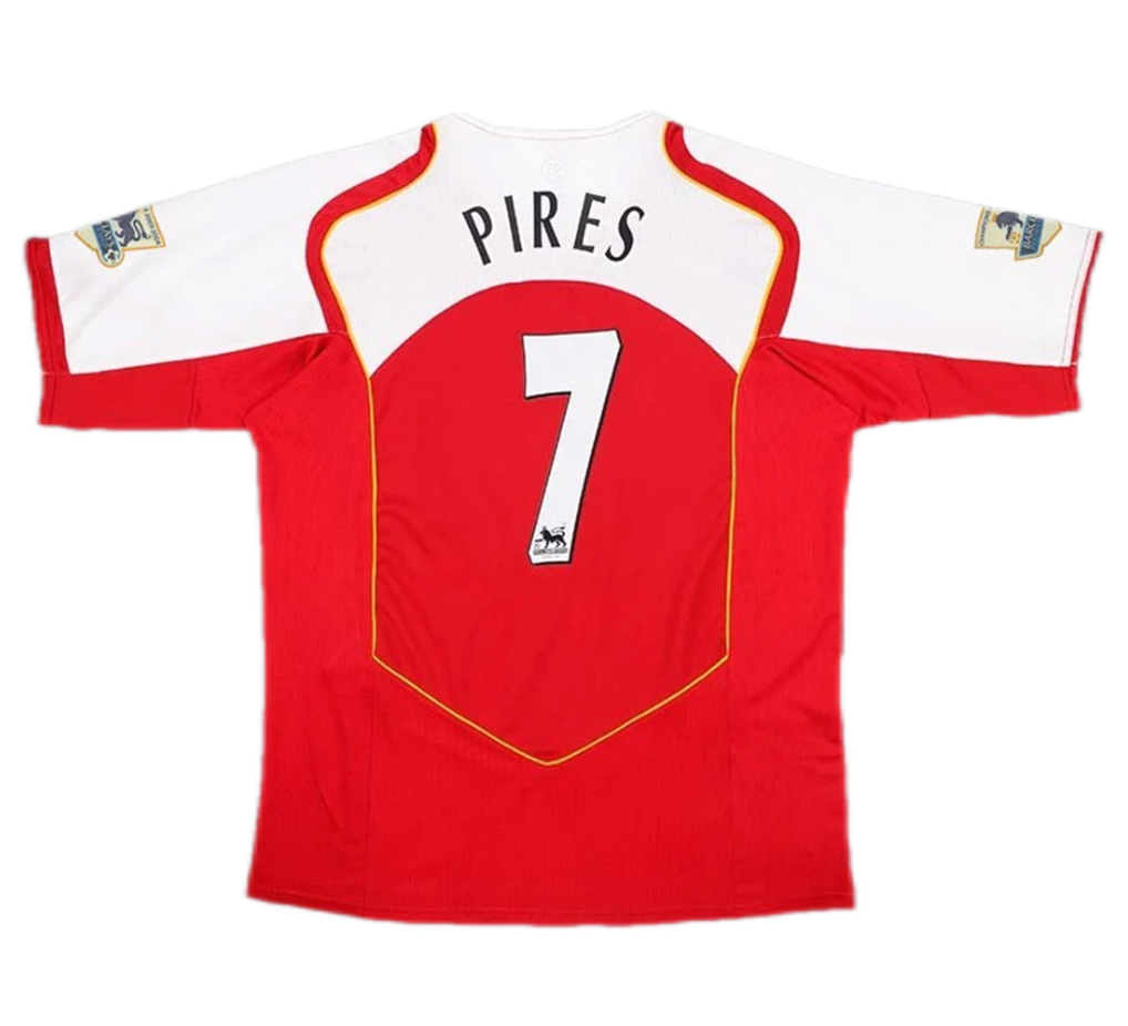 Arsenal Pires #7 Retro Jersey Home Replica 2004/05