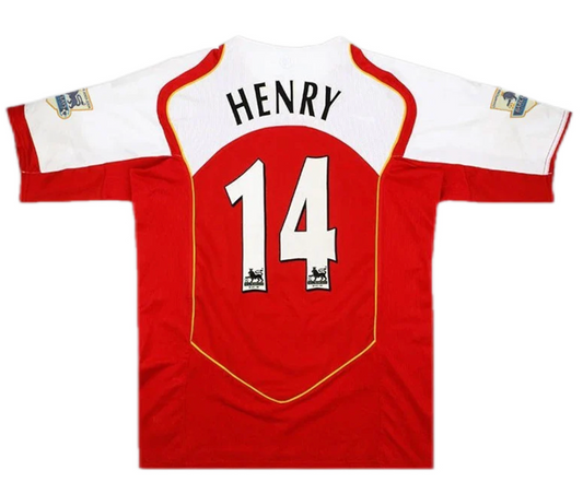 Arsenal Henry #14 Retro Jersey Home Replica 2004/05