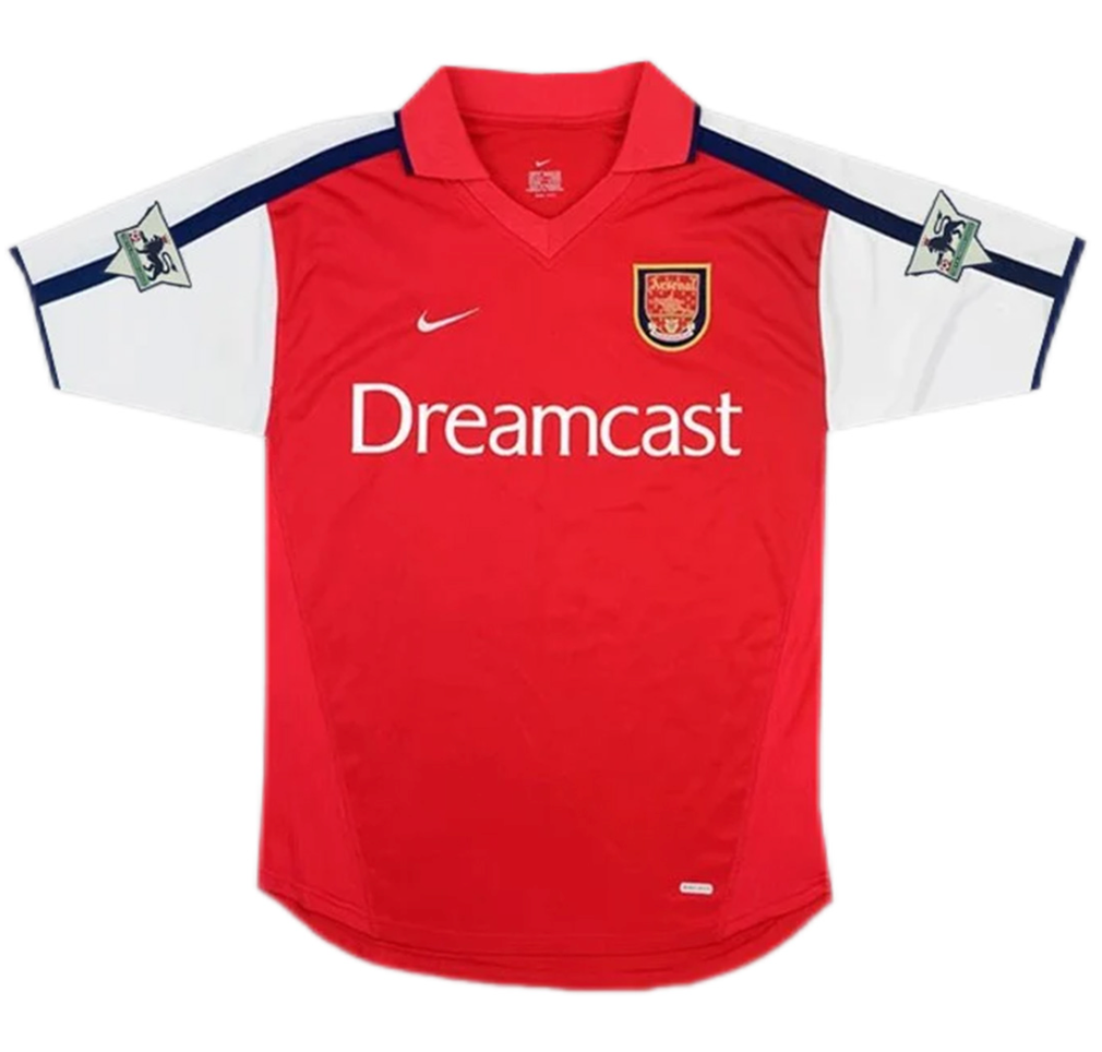 Arsenal Bergkamp #10 Retro Jersey Home 2000/01