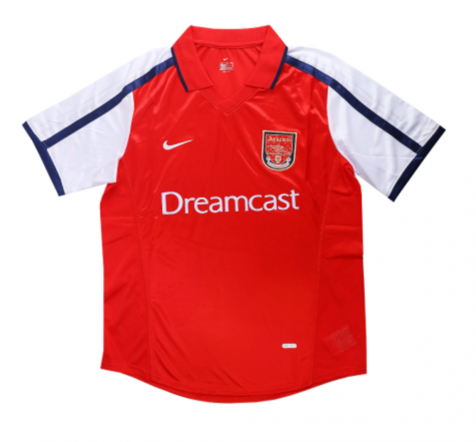 Arsenal Bergkamp #10 Retro Jersey Home 2000/01