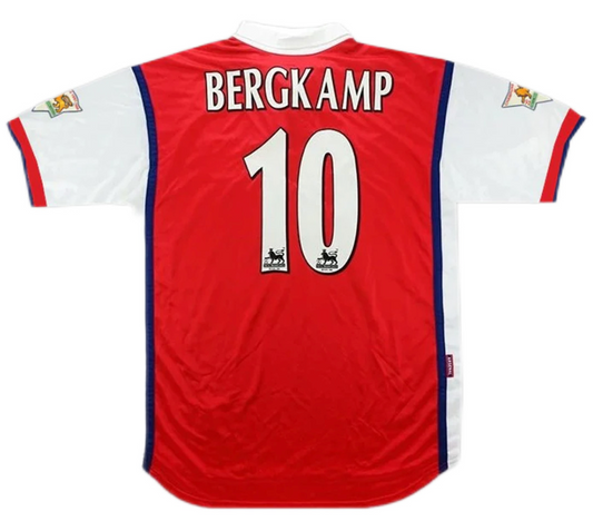 Arsenal Bergkamp #10 Retro Jersey Home 1998/99