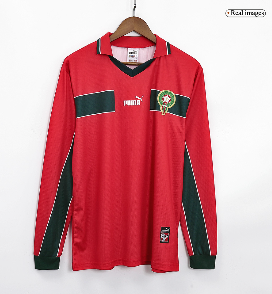 Morocco Retro Jersey Third Away Long Sleeve 1998