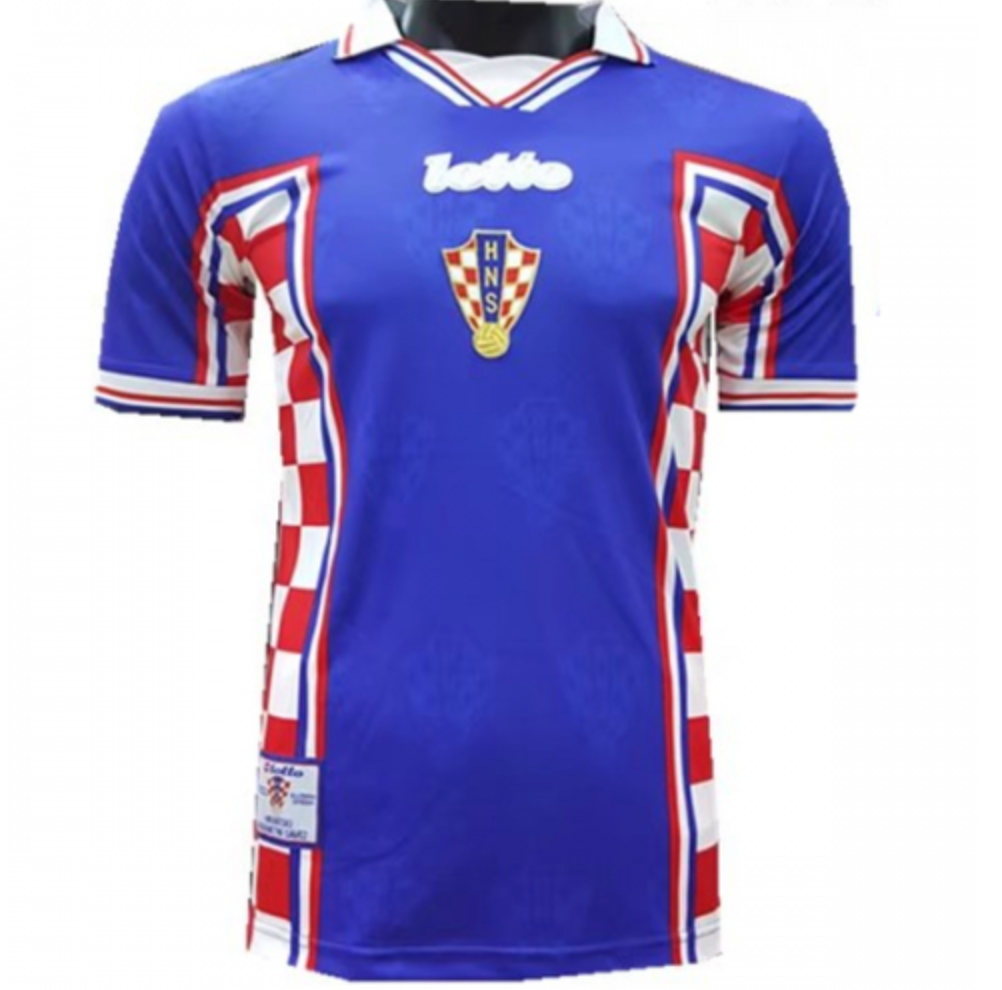 Croatia Retro Jersey Away World Cup 1998