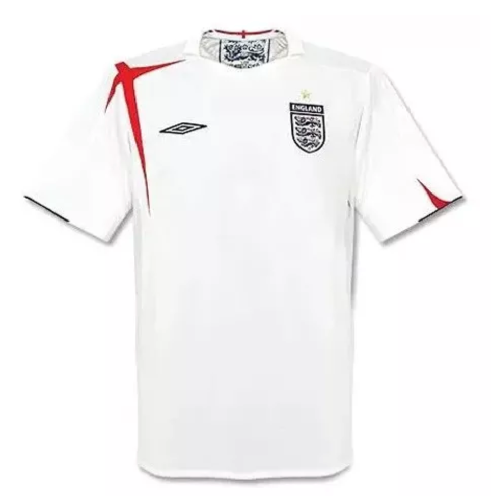 England Retro Jersey Home Replica World Cup 2006