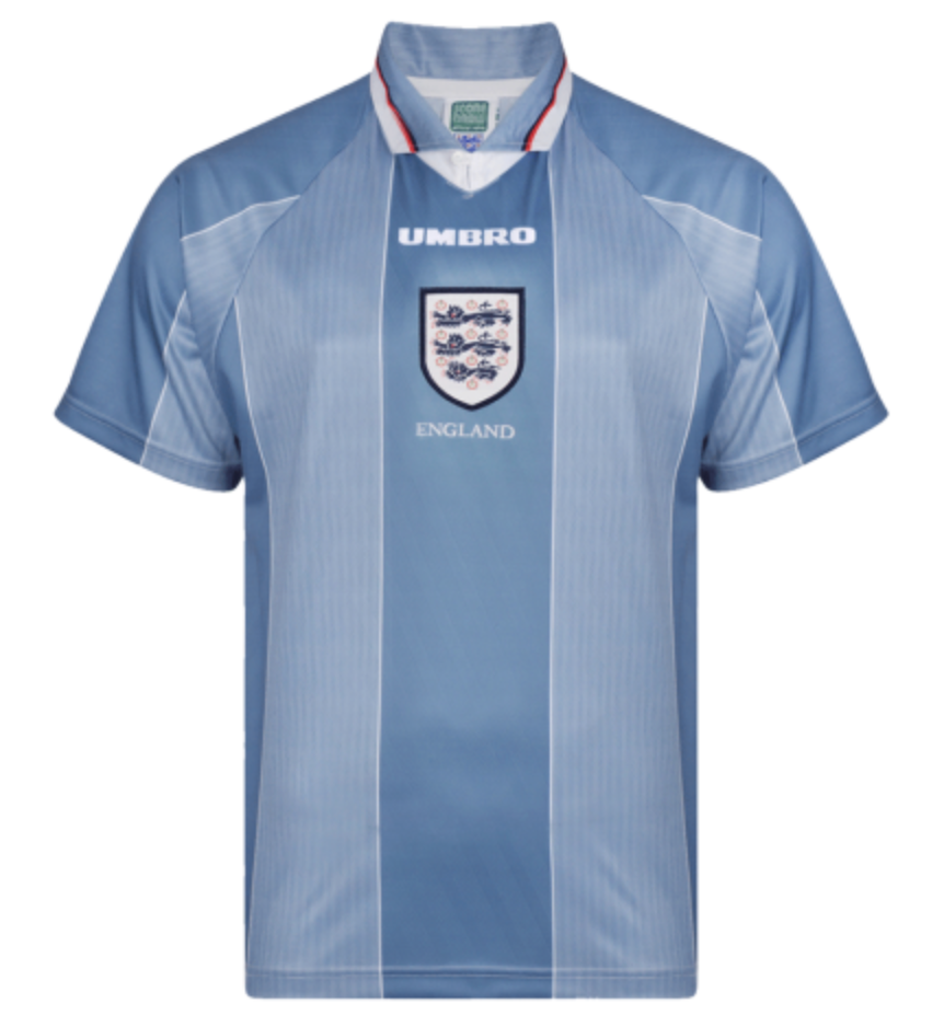 England Retro Jersey Away Replica Euro Cup 1996