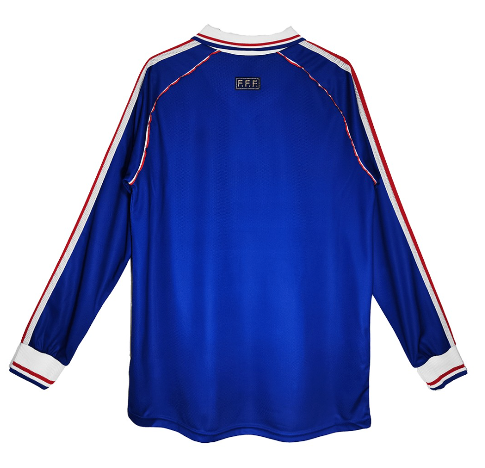 France Retro Long Sleeve Jersey World Cup 1998