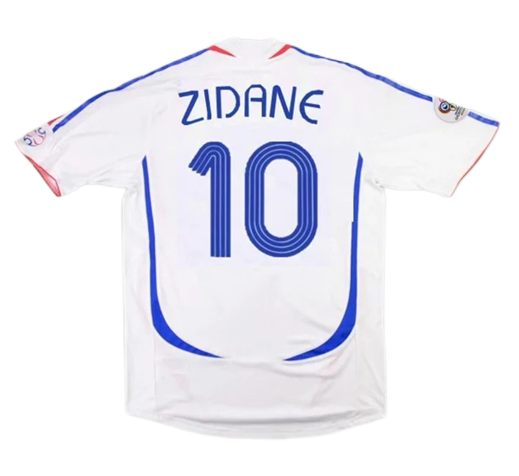 France Zidane #10 Retro Jersey Away Replica World Cup 2006