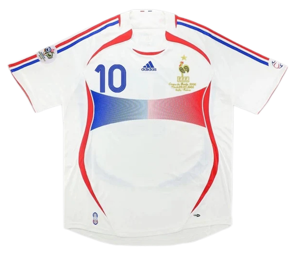 France Zidane #10 Retro Jersey Away Replica World Cup 2006