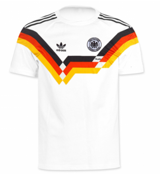 West Germany Retro Jersey Home World Cup 1990