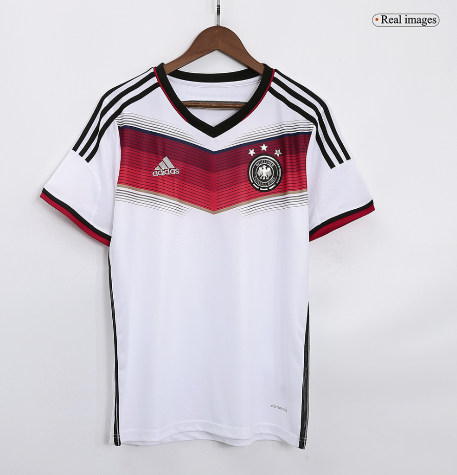 Germany Retro 3 Stars Home Jersey World Cup 2014