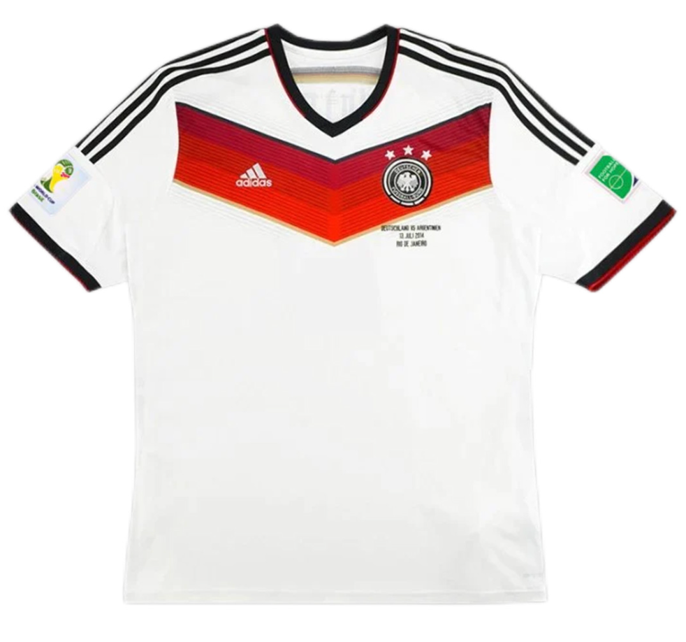 Germany GÖTZE #19 Retro Jersey Home World Cup 2014