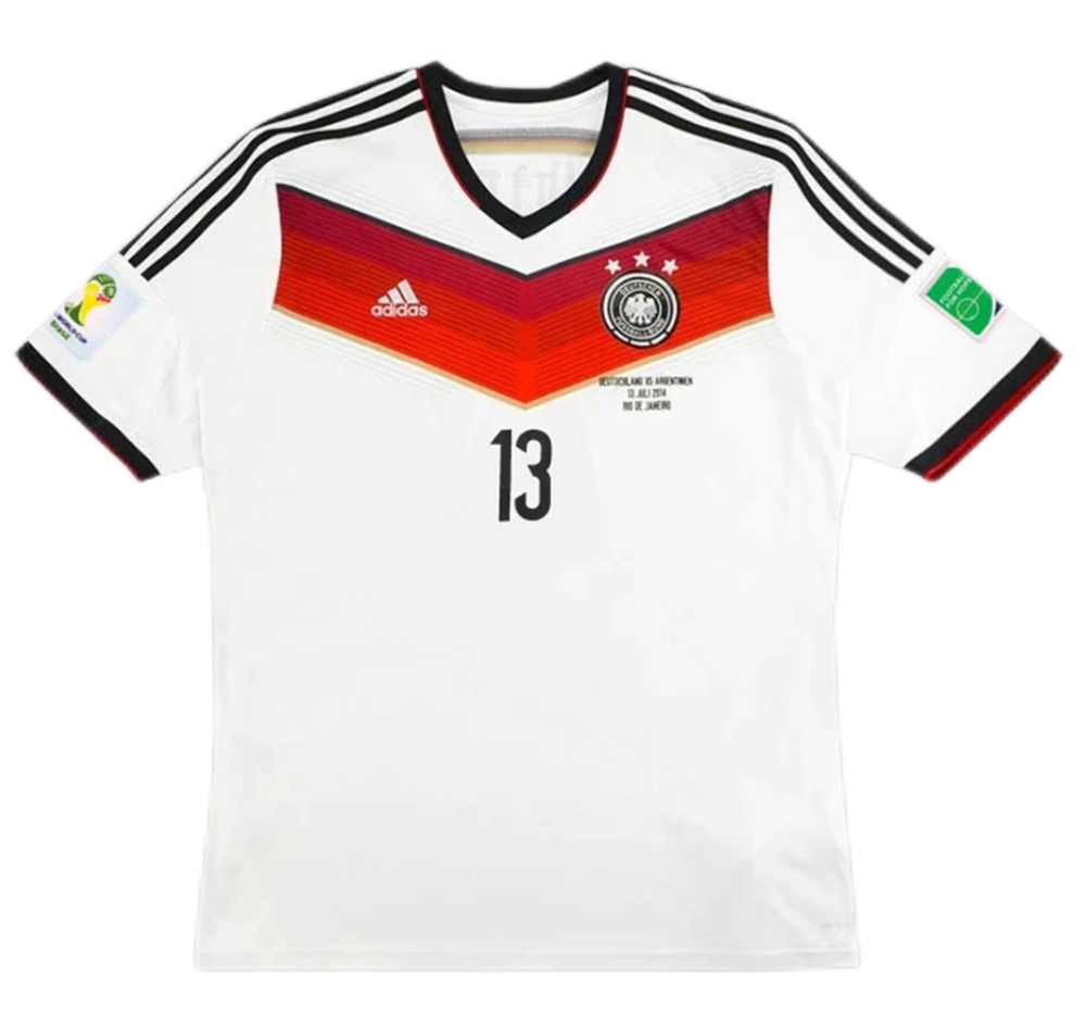 Germany MÜLLER #13 Retro Jersey Home World Cup 2014