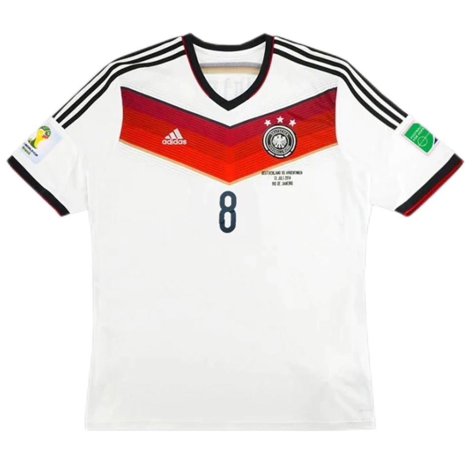 Germany ÖZIL #8 Retro Jersey Home World Cup 2014