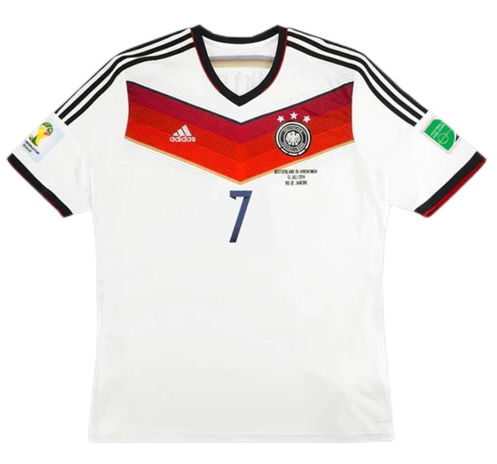 Germany SCHWEINSTEIGER #7 Retro Jersey Home World Cup 2014