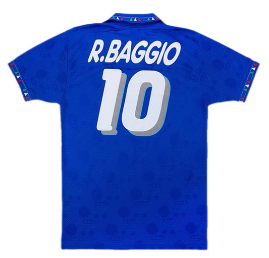 Italy R.Baggio #10 Retro Jersey Home Replica World Cup 1994