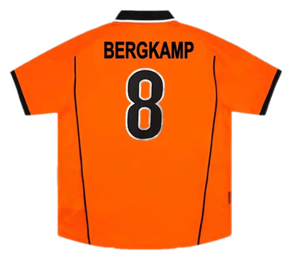 Netherlands BERGKAMP #8 Retro Jersey Home Replica World Cup 1998