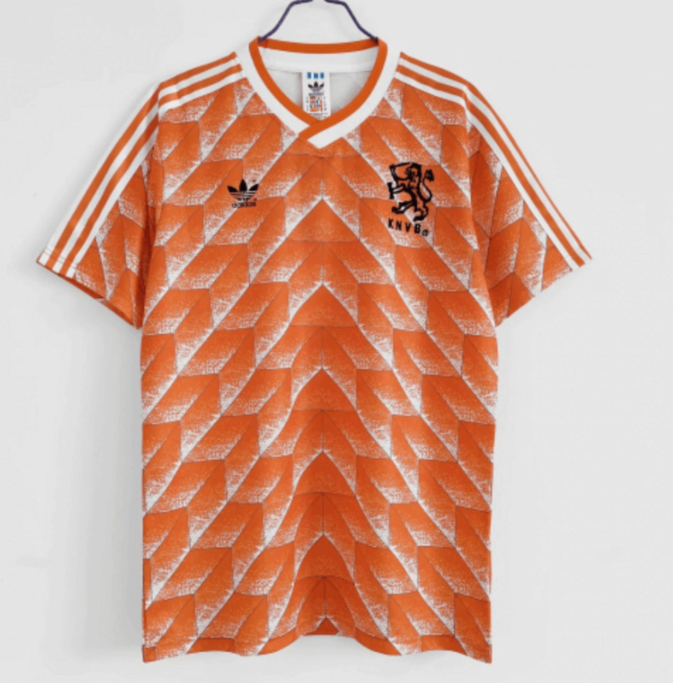 Netherlands Retro Jersey Home Euro Cup 1988