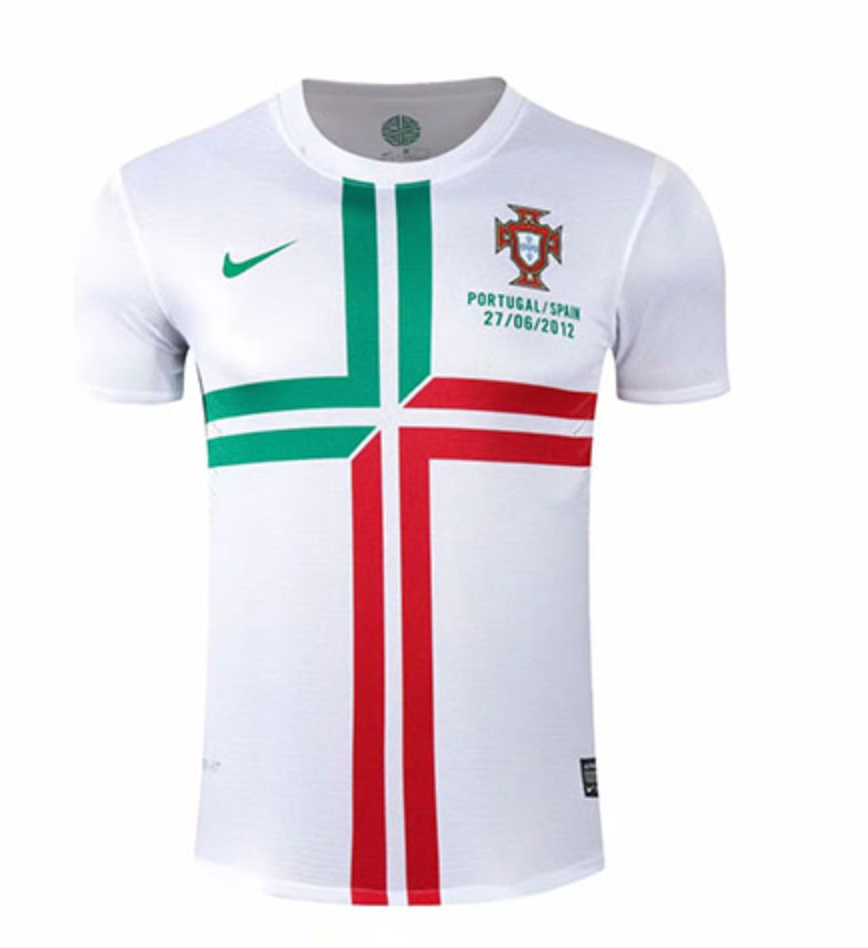 Portugal Retro Away Jersey Euro Cup 2012