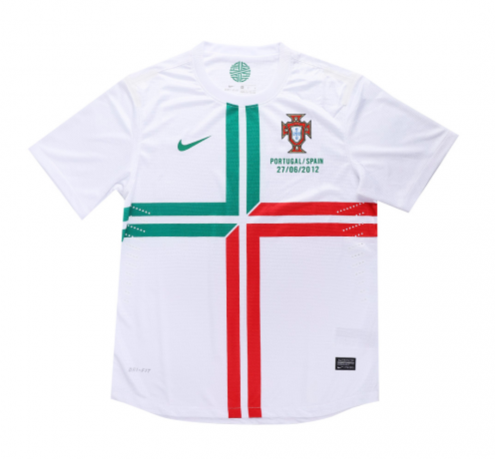 Portugal Retro Away Jersey Euro Cup 2012